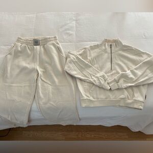 Chelsea Peers Cream Sweatsuit